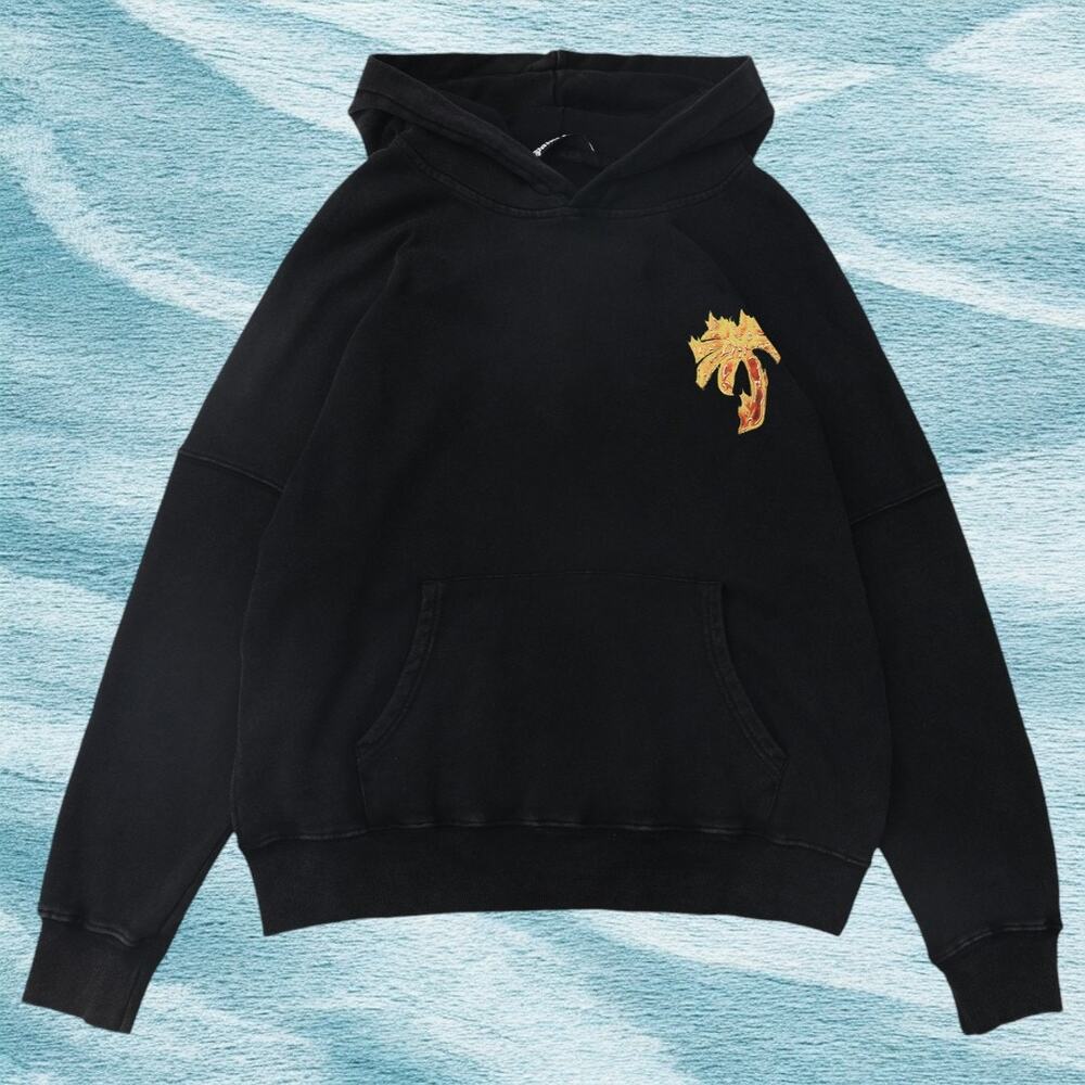 Palm Angels Black Hoodie